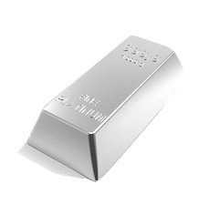 An image of a platinum bar.